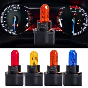 Atualização t5 b8.5d led luzes do carro painéis de instrumentos lâmpadas baixa potência 5050 smd interruptor do painel do automóvel lâmpada 12v luz indicadora 10 pçs