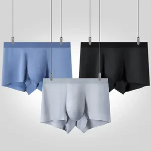 Underpants High Quality Seamless And Cool Modal Material Men's Underwear Thin Breathable Boxer Shorts Men