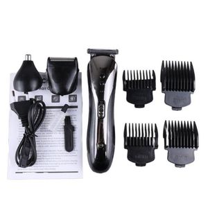 Hårborstar 3 i 1 Electric Clipper Razor Beard Shaver Nose Cutter Trimmer Limit Comb Set Raddbart hem Groo BbyTy Drop Delivery DHE5O