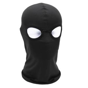 2 -Hole Full Face Mask Balaclava Hat Motorcycle Rower Rower Cycling Cape Ski Wojskowy Sport Tactical Rower Maski Sprzęt LL