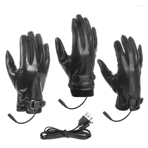 Cycling Gloves Touchscreen Heated Winter Warm Waterproof Heating For Outdoor Fishing Motorcycling Hiking