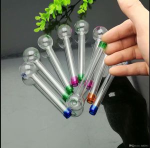 Two-color ducks acrylic hoses glass bongs accessories , Glass Smoking Pipes colorful mini multi-colors Hand Pipes Best Spoon glass Pipe