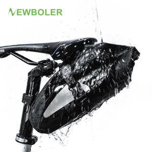 Panniers NEWBOLER 100% Waterproof Bike Saddle Rainproof TPU MTB Bicycle s Road Cycling Rear Seat Tail Bag Accessories 0201