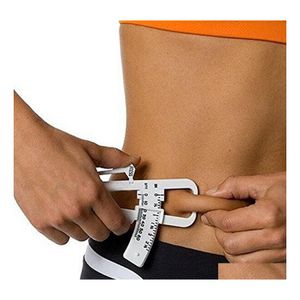 Other Household Sundries Wholesale Personal Body Fat Loss Tester Calcator Caliper Fitness Clip Measurement Tool Slim Chart Skinfold Dhwuy