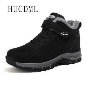 أحذية Hucdml الرجال السميكة شتاء أحذية شتوية دافئة الثلج كاحل بوتاس Hombre Plush أحذية رياضية للنساء 230201