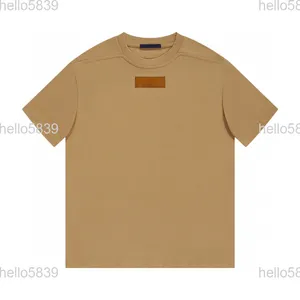 Harfler ile 2023 Tees Erkek Tasarımcılar T Gömlek Man Womens tişörtleri Kısa Kollu Yaz Gömlek Erkekler Gevşek Tees Asya boyutu S-XXXL 485 yazdır