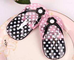 Zestawy do paznokci 50Sets/Lot Flip Flop Flop Manicure Zestaw Cutter Bridal Wedding Shower Sets Favors Favors Prezent dla gościa