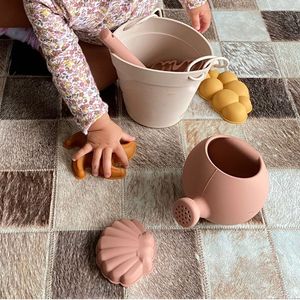 Bath Toys Baby Water Beach Toys Silicone Watering Can Sweet Swimming Bathing Toys Bottle Sprinkler For Children Dusch Game Bath Toy 230131