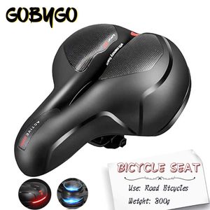 s 3D GEL Bicicletta Uomo Donna Addensare MTB Strada Ciclo Sella Hollow Traspirante Confortevole Morbido Ciclismo Bike Seat 0131