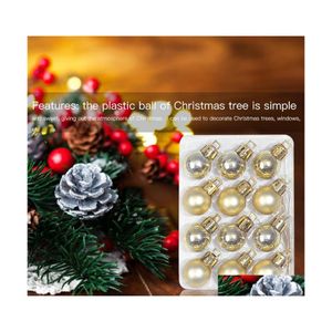 Party Decoration Christmas Tree Hanging Bauble Home Office Window Wall Plastic Ball Ornament Holiday Decor Drop Delivery Garden Fest Dhseu