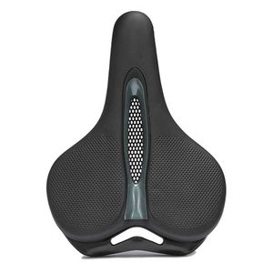 s Comfortable Gel Bicycle Hollow Breathable Non-Slip Shock Absorbing MTB Road Seat Soft Bike Cycling Widen Saddle 0131