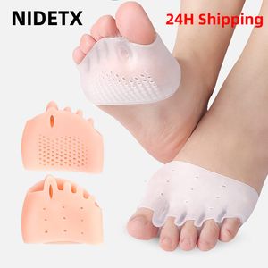 Toe Separators 2pcs1Pair Separator Hallux Valgus Corrector Finger Bunion Ortics Protector Överlappande framfotad Pad Foot Care Pedicure 230201