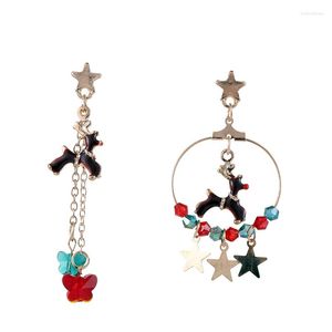 Backs Earrings Stud Bells Accessories Woman Earring 2023 Trend Cute Jewelry Sets Women Christmas Gift Piercing Earings Fashion Unusual