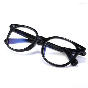 Montature per occhiali da sole Designer Occhiali retrò trasparenti Uomo Donna Occhio tondo per lenti ottiche da uomo Occhiali da vista semplici Uv400
