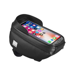 Panniers Bags Roswheel Sahoo 112003 Cycling Bicycle Bike Head Tube Handlebar Cell Mobile Bag Holder Case Pannier For 6.5in Phone 0201