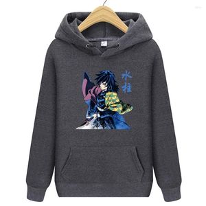 Męskie bluzy z kapturem anime woda kolumna bluza z kapturem szampan graficzna bluza pullover harajuku hip hop luźne męskie/damskie odzież uliczna