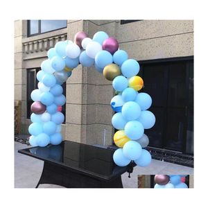 Party Decoration 12Ft Table Balloon Arch Kit Adjustable Balloons Column Stand Diy Birthday Wedding Decorations Baby Shower Decor Bal Dhrg5