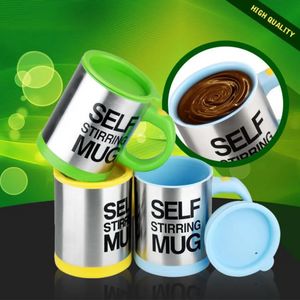 400ml Automatic Self Stirring Mug Coffee Milk Mixing Mug Stainless Steel Thermal Cup Electric Lazy Double Insulated Smart Cup with Lid bb0201