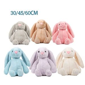 Party Decoration 30CM Cute Soft Stuffed Animal Bunny Plushie Long Ear Plush Toy Peluches Rabbit Easter Bunny tt0201