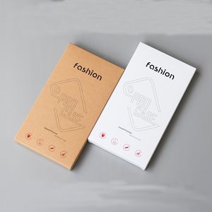 Caixa de embalagem em papel para capa de celular capa Shell White Borwn Universal Pacote de Pacote de Pacote de Pacote com Varejo de Bandejas