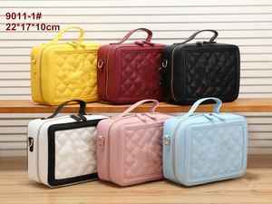 Wysokie torby wysokiej jakości Nowe modne trendy Women Bag Portable pojedynczy ramię przekątna Krzyżowy Wzór Małą torbę do makijażu kwadratowa torba - 9011 Mały pudełko Wzór Argyle