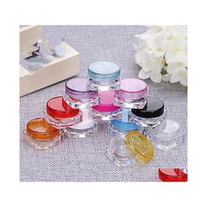 Packing Bottles Small Sample Container Makeup Jars Plastic Travel Empty Bottle 3G 5G Box Transparent Cosmetic Cream L 5Ml Pots Eyesh Ot6X8