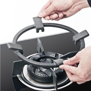 Utensili da cucina Supporto universale per padella Wok in ghisa di alta qualità Supporto per rack per piano cottura a gas Piano cottura Fornelli Fit 230201