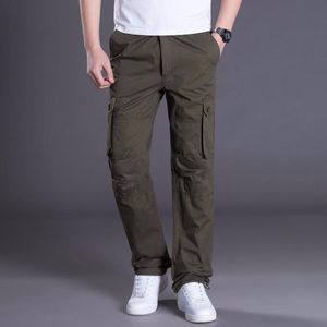 Men's Pants Casual Loose Men Cargo Combat SWAT Active Army Military Pant Male Cotton Work Trousers Mens Joggers 3XLMen's