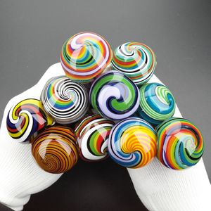 Tubi di vetro lecca-lecca alle erbe secche Tubi di lusso fatti a mano soffiati a mano Pipa a mano da 4,5 pollici Strisce colorate Pipa a cucchiaio Fumo fresco