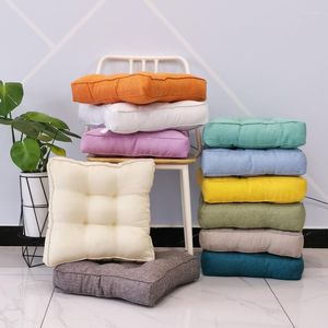 Pillow 20 Color Thickened Imitation Linen Floor Floating Window Seat Candy-color Ass Pad Winter Chair