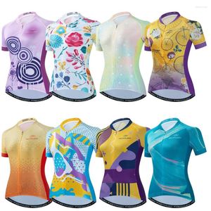 Giacche da corsa Estate Donna Maglia da ciclismo Manica corta Abbigliamento da donna Moda Abito per il tempo libero Camicia da ciclismo Traspirante Ad asciugatura rapida