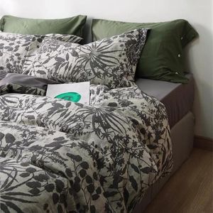 Bedding Sets Jacquard 4 Piece Set Cotton American Light Luxury Style Retro Bed Sheets Quilt Covers For Winter