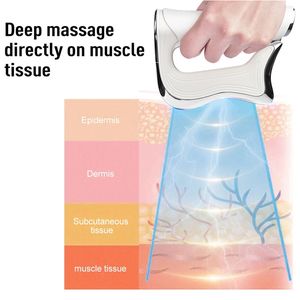 Gadgets saudáveis ​​Massageador de percussão Miofascial Liberação automática Encontre o ponto de acupuntura muscular profunda JMD NMES Hyperblade Fáscia Faca de massagem