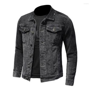 Giacche da uomo Motociclista da uomo Cappotto vintage in velluto a coste nero Primavera Autunno Monopetto Slim Fit Colletto per la sera Capispalla moda