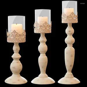 Mum tutucular romantik Avrupa mumlar masa minimalist yemek kokulu vazenhouder şamdan tealight tutucu ev dekor