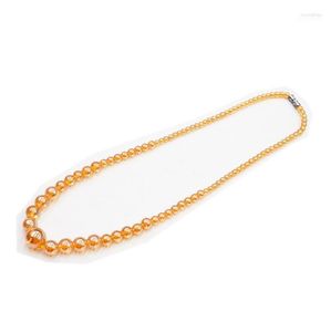 Pendant Necklaces Crystal Necklace Imitation Zircon Champagne Glass Beads Clavicle Chain Style Gift WholesalePendant PendantPendant Morr22