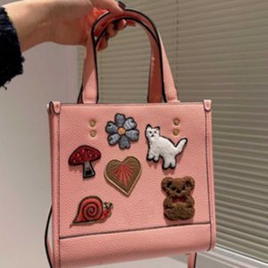 Evening Bags 2023 luxury commuting New Cartoon Animal Cute Women's One Shoulder Handbag Tote Large Capacity Mommy Shopping