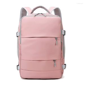 Storage Bags Women Travel Backpack Water Repellent Anti-Theft Stylish Casual Daypack Bag With Luggage Strap & USB Charging Port