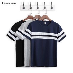 T-shirt da uomo Liseaven T-shirt da uomo 2018 T-shirt design a righe Abbigliamento da uomo Manica corta T-shirt casual maschile Y2302