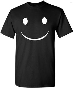 Camisetas masculinas sorriso feliz humor adulto masculto novidade sarcástica Camise