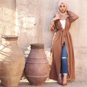 Ethnic Clothing Middle East Arab Abaya Muslim Women Beading Turkish Long Dress Maxi Robe Gown Ramadan Islamic Jilbab Dubai Kaftan Open