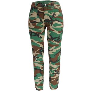 New jeans cargo pants camouflage women's denim high-stretch versatile women's pants 9109-02