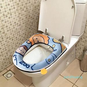 Pillow Toilet Seat Washable Thicker Warmer Cover Pad Household Bathroom Supplies For Home 55655