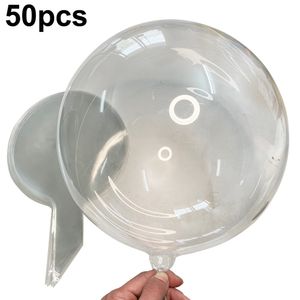 Outros suprimentos de festa de evento 50pcs bobo balão transparente bolha bolha balão transparente helium globos wedding aniversário de bebê suprimento de chá de bebê 10-36inch 230131