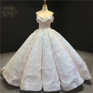 Wedding Dress Other Dresses White Gradient Color Sequined Strapless Sweetheart Neckline Elegant Vestidos De FiestaOther