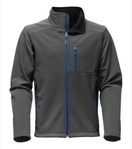 Mens Softshell North Jackets 패션 브랜드 캐주얼 양털 스키 따뜻한 얼굴 코트 야외 바람 방향 절정