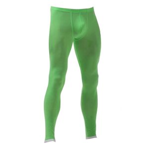 Męskie spodnie męskie sportowe sporty cienkie legginsy Środek elastyczny pasek do wybrzuszenia woreczka chude jogging trening biegowy rajstopy 230131