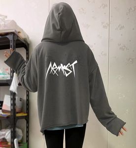 Женские куртки kpop army army jungkok негабаритная мода -молния женская толстовка Jungkook Coolie Collection Sudadera Mujer 230131