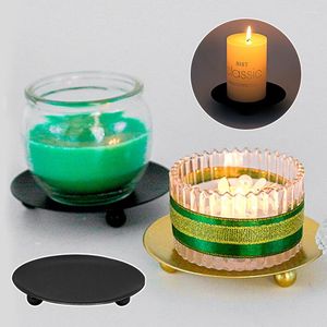 Titulares de vela Cera velas de mesa decoração de pedestal casamento aniversários de festa decoração copo de copo de ferro suporte