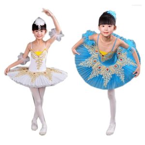 Balletto da palco tutu bambino ballerina figura pattinaggio abito tutù adulto swan lake danza abiti da ballo per ragazze pancake